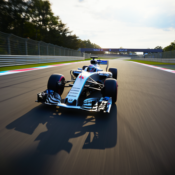 运动摄影，清晰的面部，赛车手，鱼眼，专注的眼神，赛道，高清，现实主义，真实，自然光，，4K超清，写实风格，动感，强烈阳光，高速快门