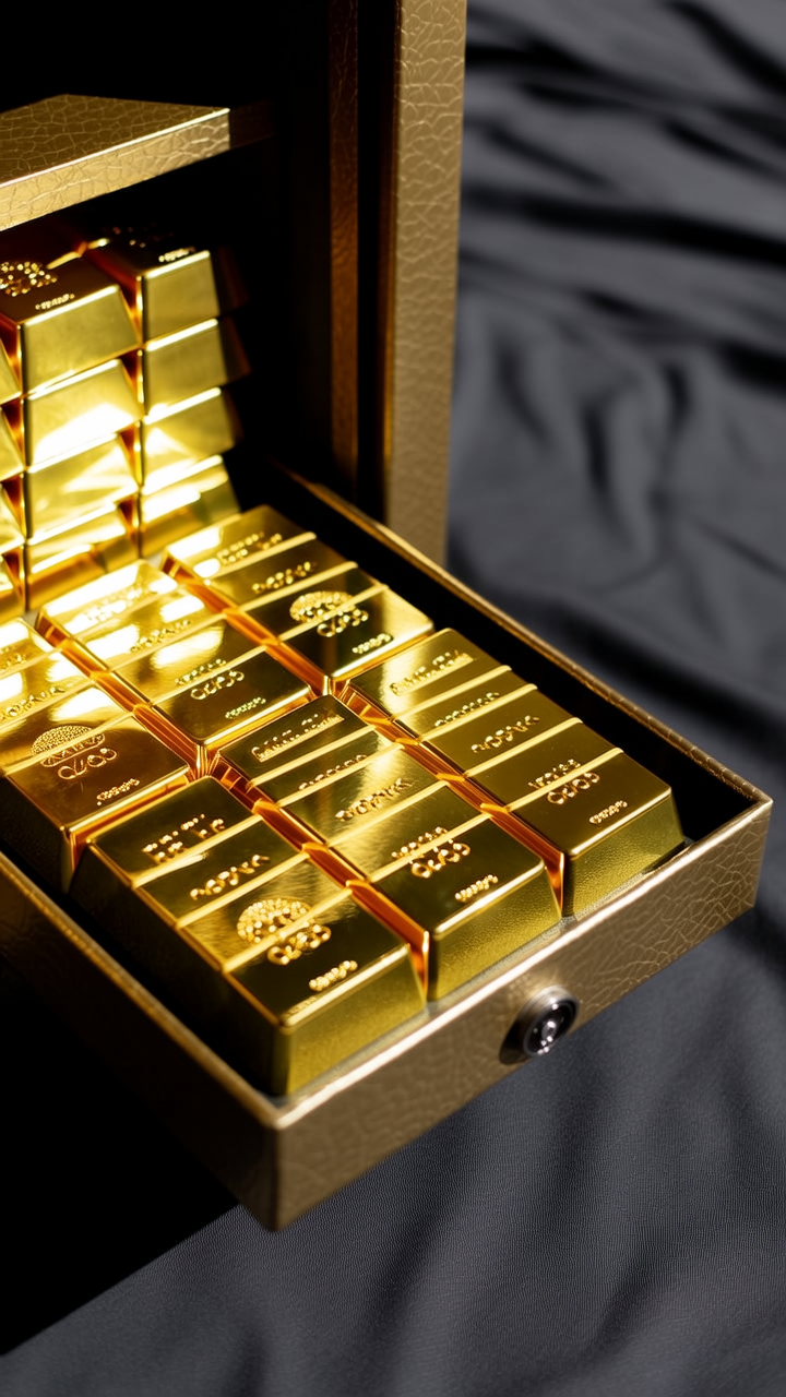 保险柜黄金图片 保险柜黄金图片