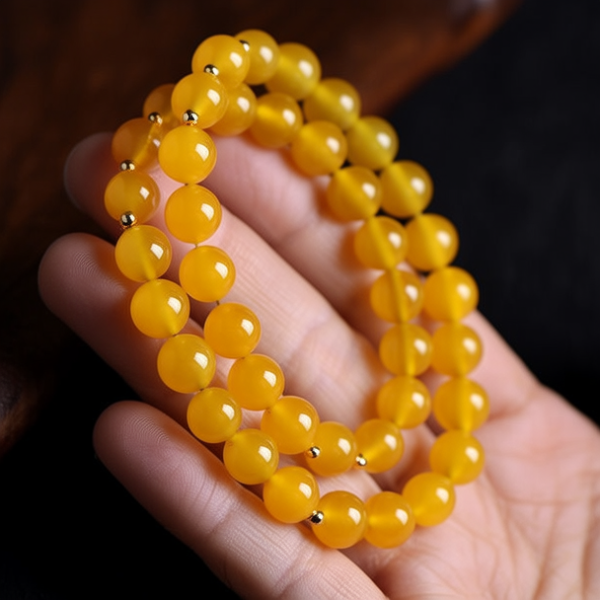 黄金螺手串图片