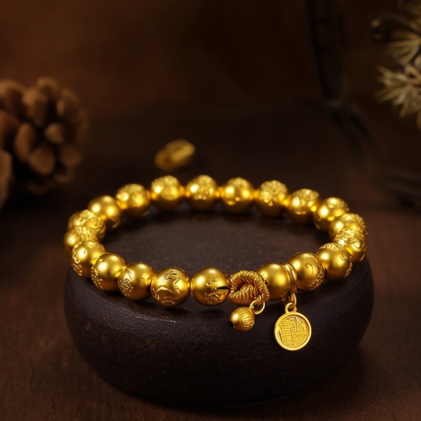 带金的手串图片 带金的手串图片