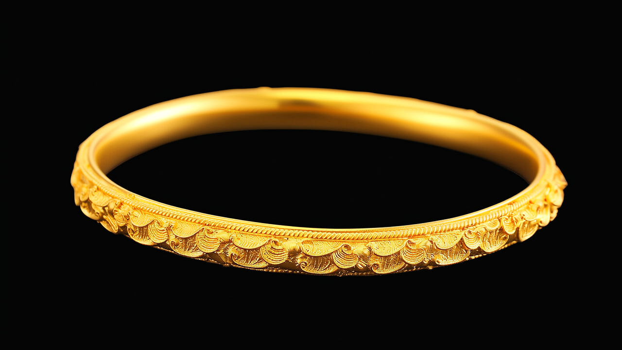 藏族金手镯图片