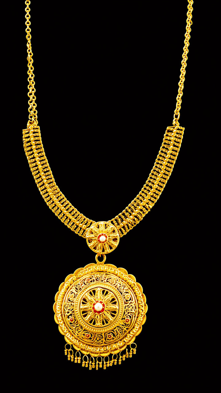 泰国金项链图片