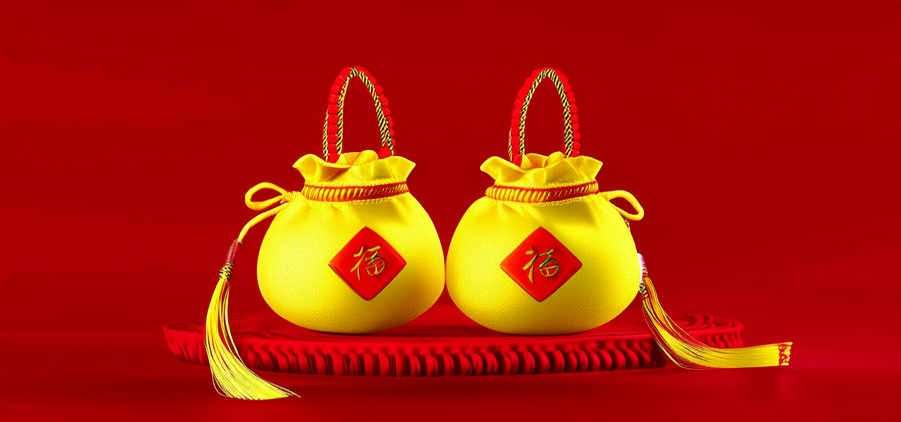 福袋黄金项链图片