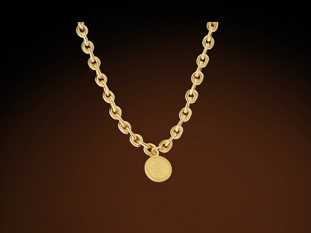 40克金项链图片