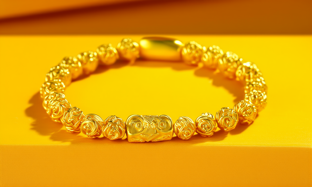 黄金手串图片大全