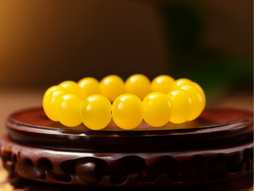 黄金莲蓬手链图片