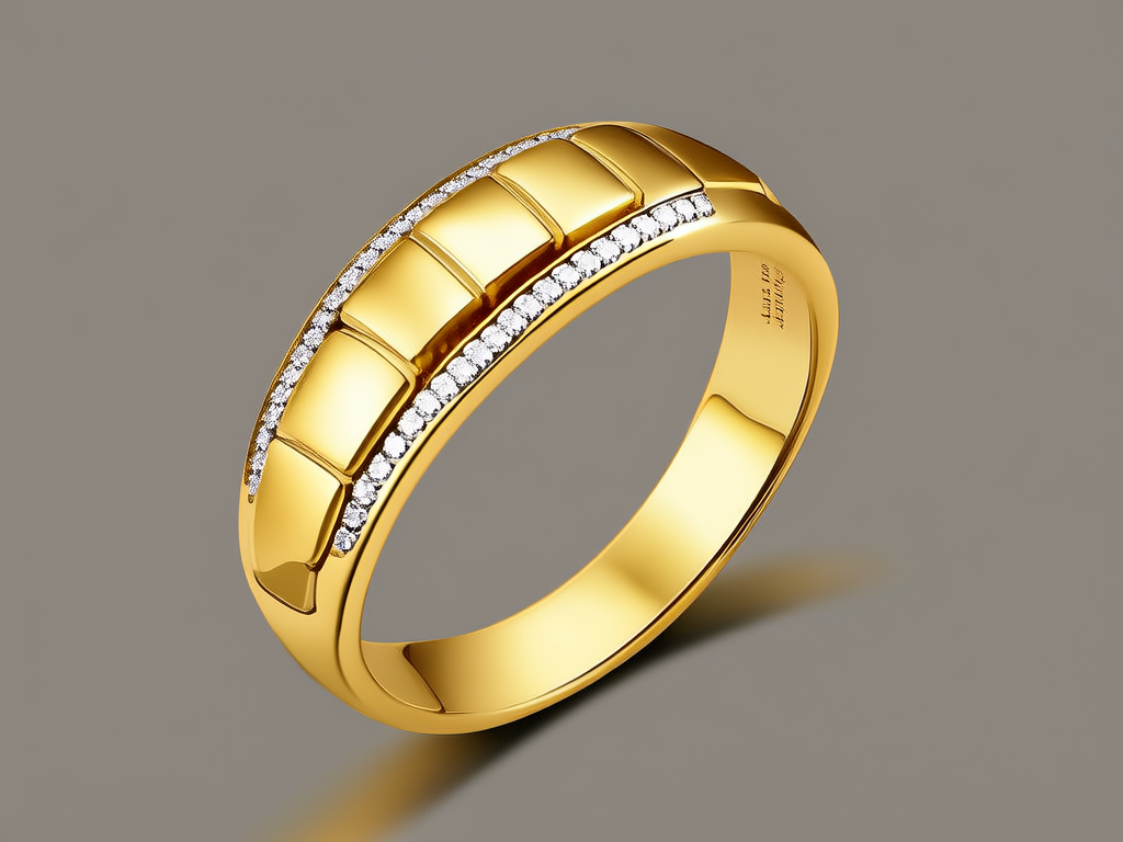 黄金戒指图片款式