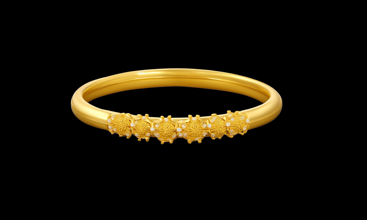 黄金首饰手镯图片