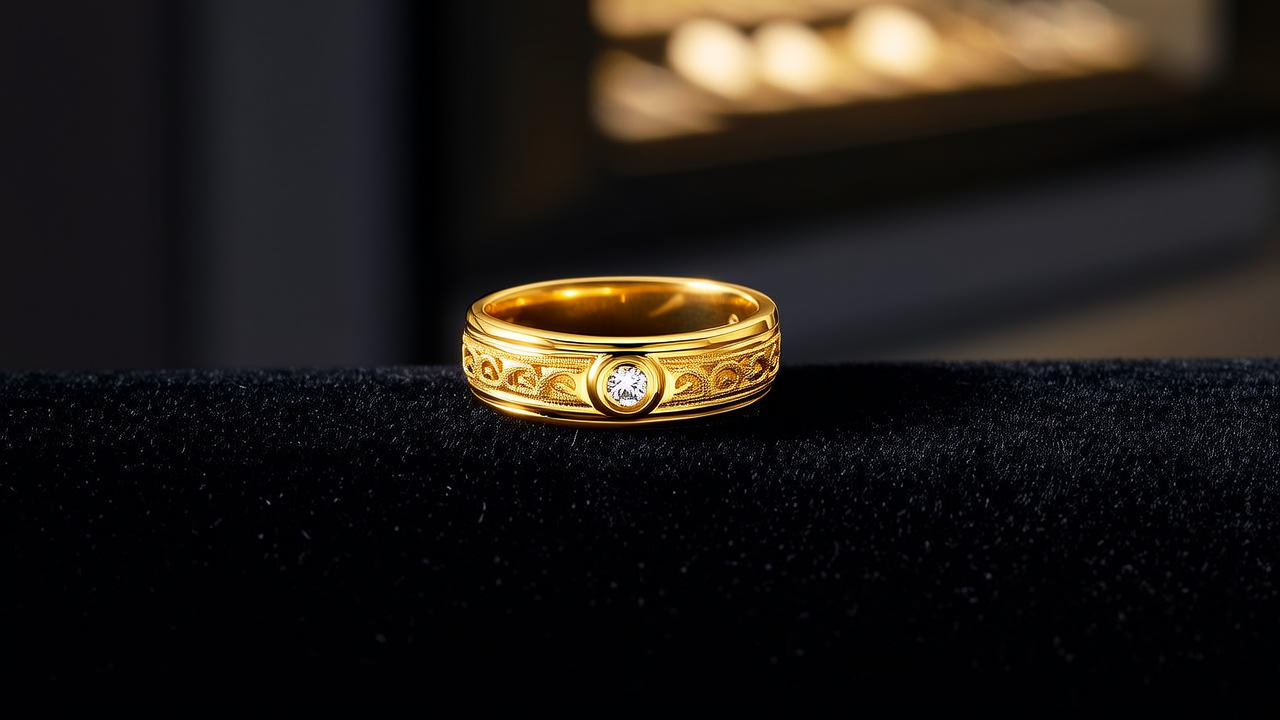 黄金10克戒指图片 黄金10克戒指图片