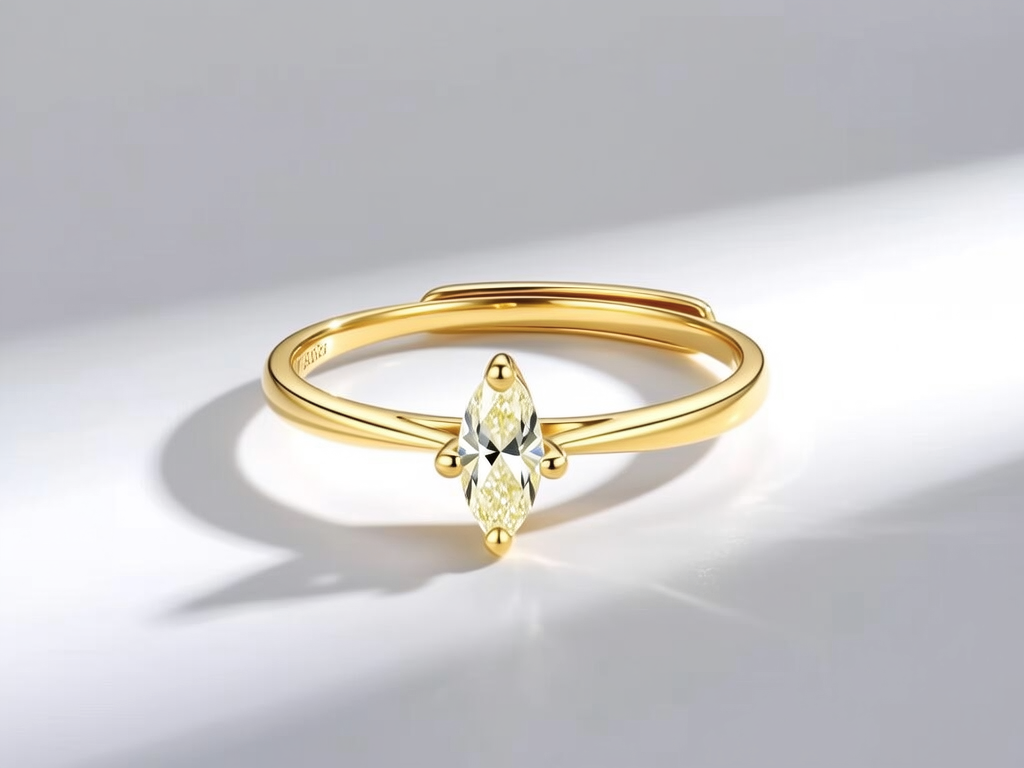 5克的黄金女戒指图片