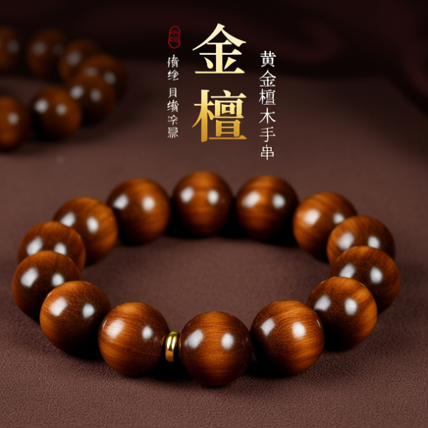 黄金檀手串价格及图片