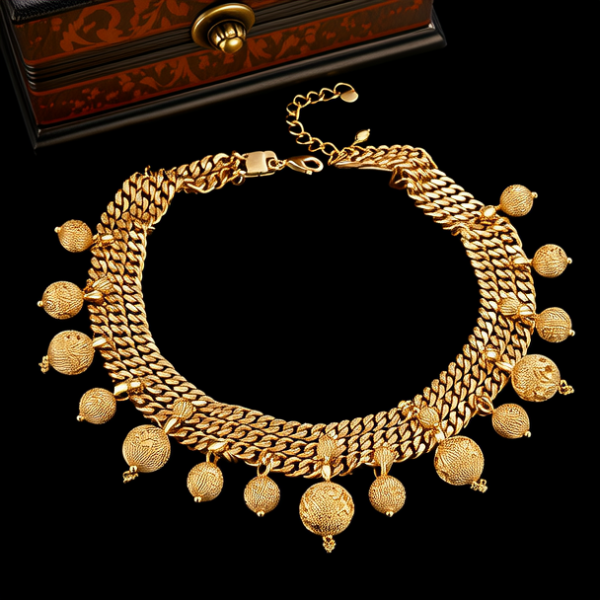 黄金项链200克图片 黄金项链200克图片