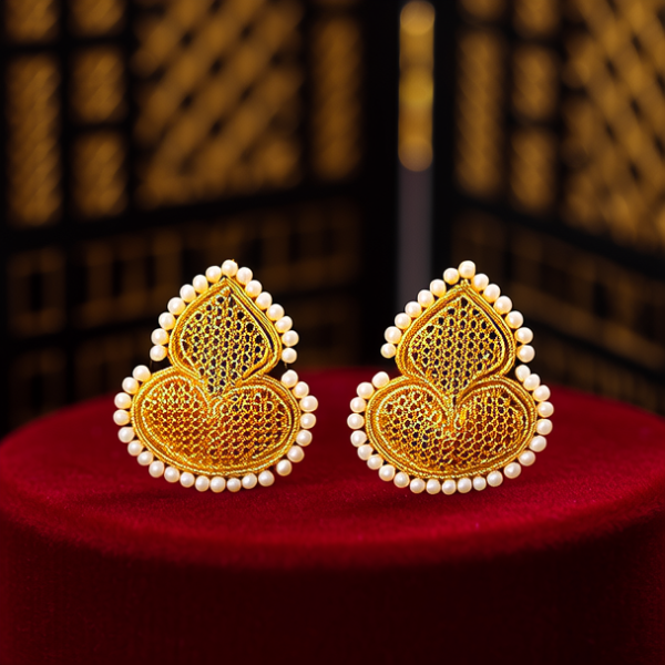 9999黄金耳环图片