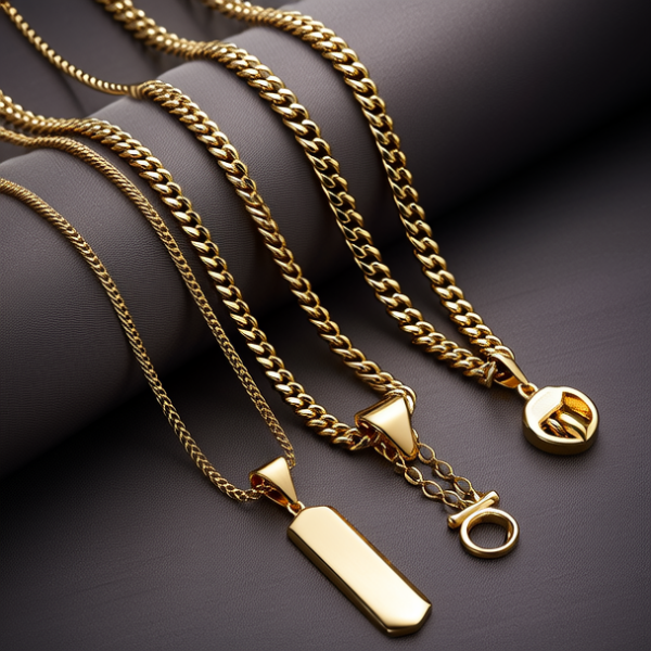 黄金项链男款图片大全