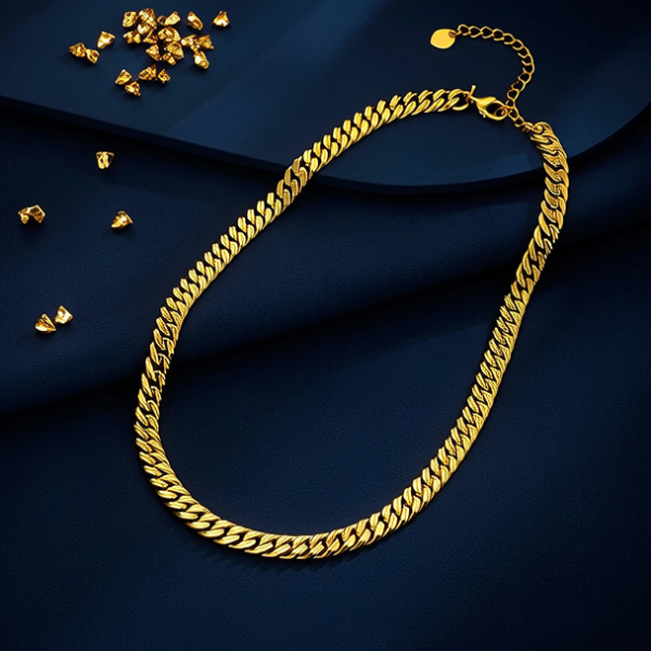 一百克金项链图片大全