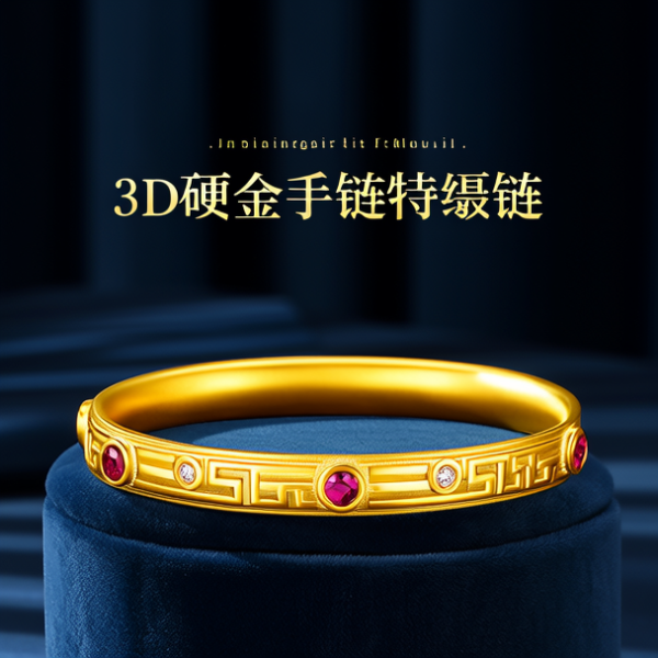 3d硬金手链图片大全